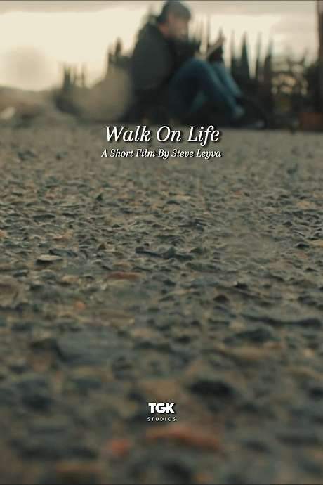   Director Steve Leyva films himself wondering around in a trail pathway near his home  